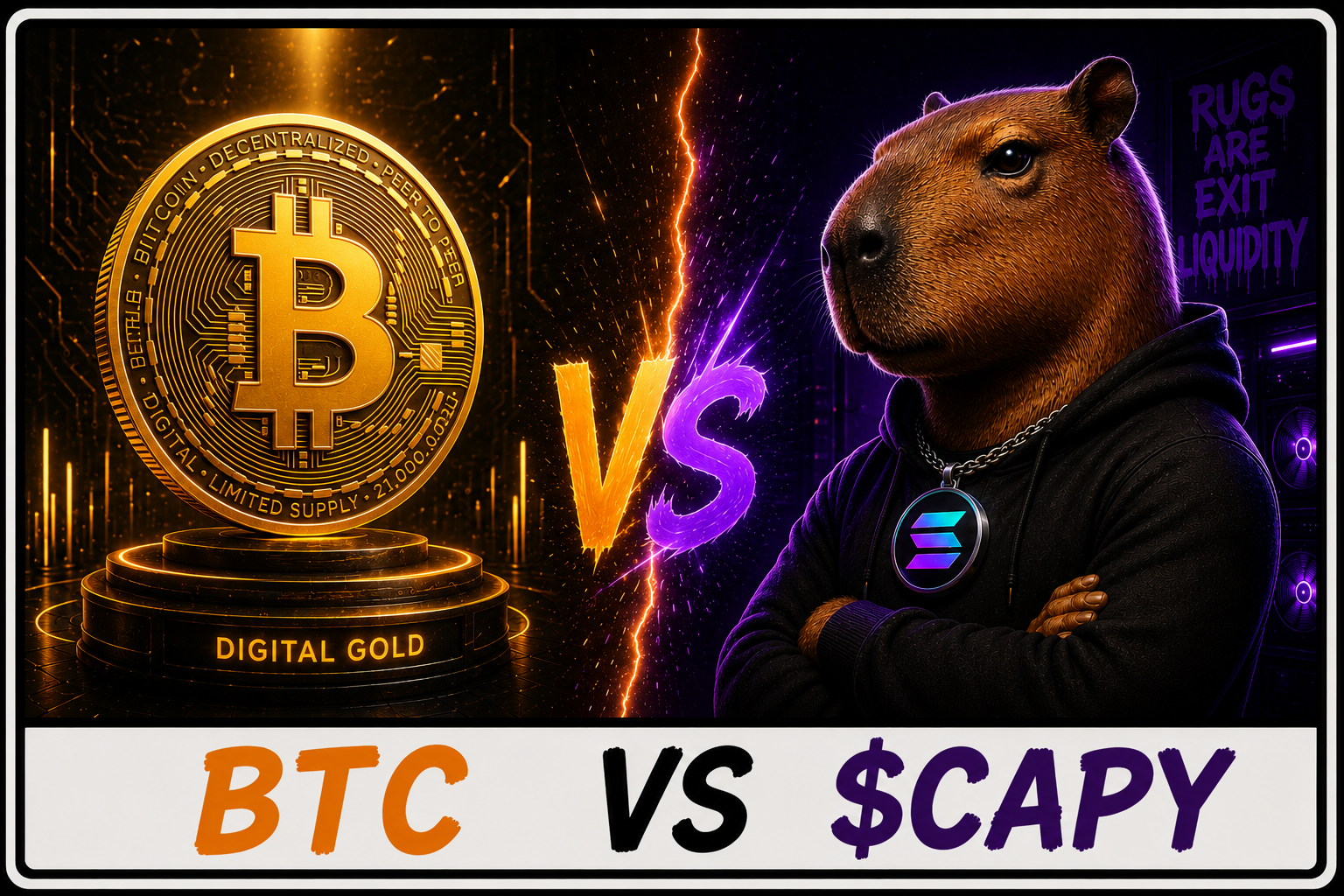 $CAPY versus BTC
